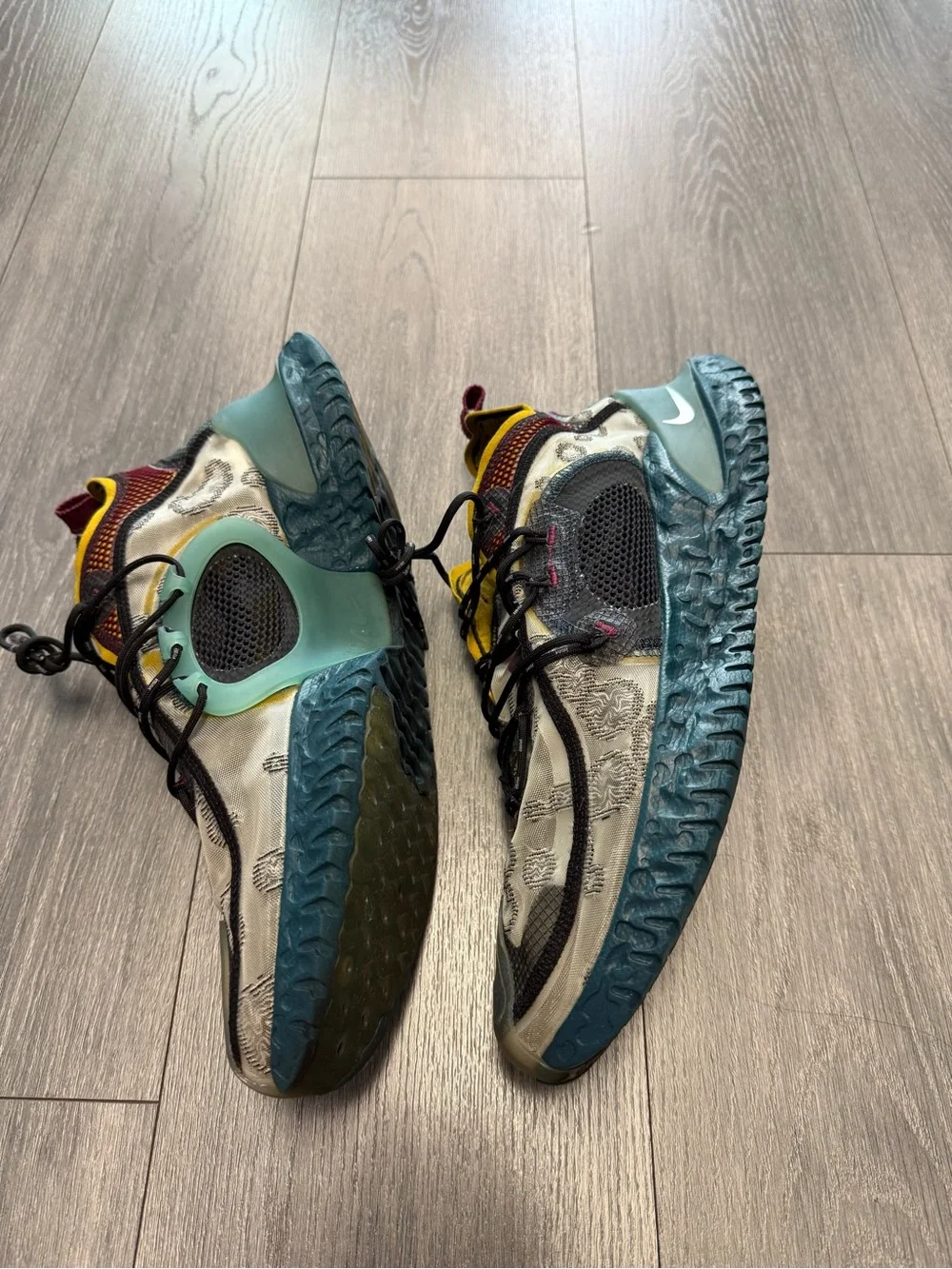 Nike ISPA Flow 2020 Dark Teal Green Lifestyle RARE DM2832-001 Mens Size 13